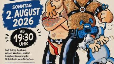msc hamburg e v - comic und lesung - ralf koenig - at dare club - nachtasyl - thalia theater - hamburg - sonntag - 2. august 2026 - 19:30 uhr