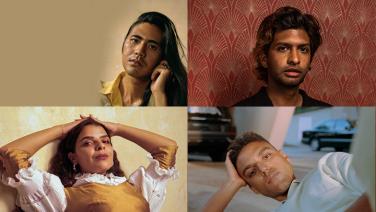 Eine Collage aus Fotos von vier Personen, die zur BIPoC Film Society gehören