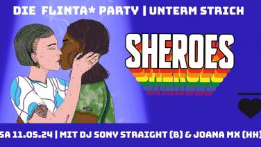 Sheroes Veranstaltungsgrafik